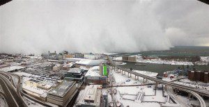 mur de neige a Buffalo