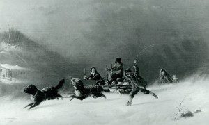 course hiver tempete