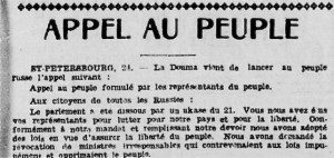 appel au peuple en russie