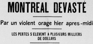 montreal devaste par la tempete