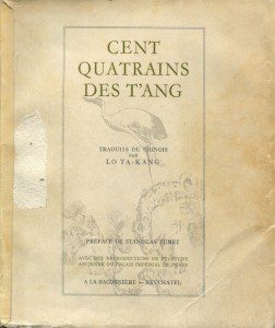 cent quatrains des tang