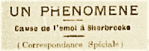 meteorite sherbrooke