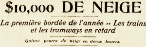 Manchette de tempete