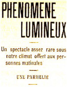 Un parhelie