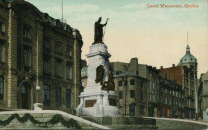 Quebec, monument Laval