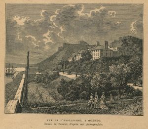 Quebec vue de lesplanade