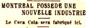 coca cola a montreal