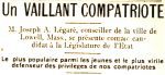 Manchette joseph legare